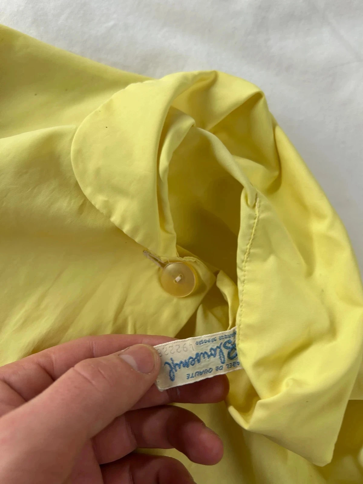 Chemise blousenyl met lange mouwen geel vintage – photo 8